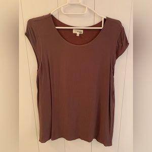 Pretty mauve Wilfred Free top from Aritzia